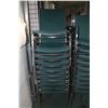 Image 1 : Ten stacking arm chairs