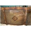 Image 8 : Antique three piece parlour set including 66" sofa and two chairs, all with scroll design open arms 