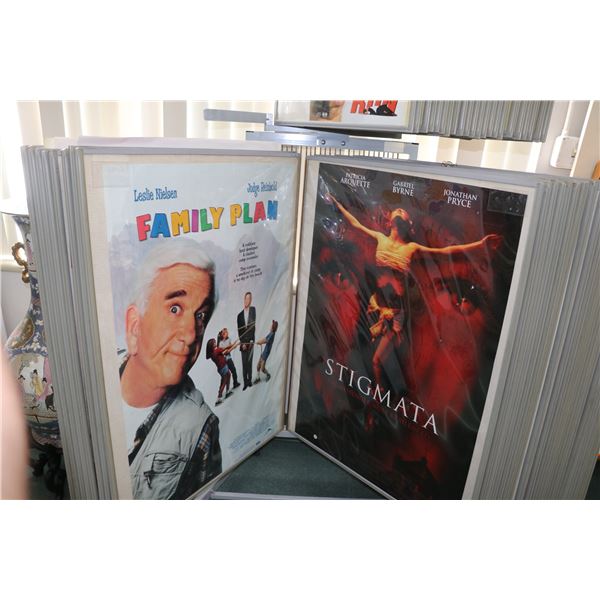Approximately eight nine Movie, DVD and VHS Release posters
