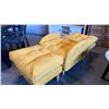 Image 2 : YELLOW 3 POSITION CHAIR AND OTTOMAN
