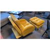 Image 4 : YELLOW 3 POSITION CHAIR AND OTTOMAN