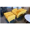 Image 2 : YELLOW 3 POSITION CHAIR AND OTTOMAN