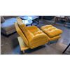 Image 4 : YELLOW 3 POSITION CHAIR AND OTTOMAN