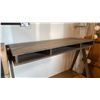 Image 3 : CONTEMPORARY GREY 3 SLOT SOLID ACACIA WRITING DESK APPROX 48" X 20"