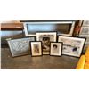 Image 1 : GROUP OF 5 FRAMED PENCIL SKETCHINGS ASSORTED SIZES