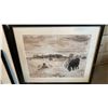 Image 2 : GROUP OF 5 FRAMED PENCIL SKETCHINGS ASSORTED SIZES