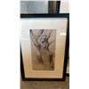 Image 5 : GROUP OF 5 FRAMED PENCIL SKETCHINGS ASSORTED SIZES
