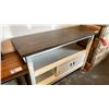Image 2 : GREY & WHITE 2 TONE COUNTRY BUFFET/TV STAND/HALL TABLE
