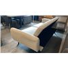 Image 4 : CONTEMPORARY LIGHT GREY UPHOLSTERED FOLD DOWN SOFA BED APPROX 81"L