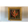 Image 1 : GILDED FRAMED FLORAL STILL LIFE PRINT APPROX 33.5"X 33.5"