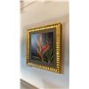Image 2 : GILDED FRAMED FLORAL STILL LIFE PRINT APPROX 33.5"X 33.5"