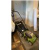 Image 1 : CRAFTSMAN 20" CORDED 12 AMP ELECTRIC GREEN LAWN MOWER WITH GRASS CATCHER