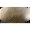 Image 4 : CONTEMPORARY GREY FINISH WOODEN APPROX 4' ROUND DINING TABLE WITH 4 CHAIRS