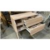 Image 3 : 2 DRAWER 1 DOOR WHITE WASHED SOLID ACACIA 39" CONSOLE/VANITY/SIDEBOARD/TV STAND