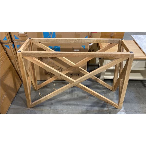 WOOD BASE FOR HALL/CONSOLE TABLE *BASE ONLY*