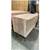 Image 2 : SOLID ACACIA 4 DRAWER WITH BOTTOM SHELF METAL LEGS WASHED WHITE FINISH SIDEBOARD/CREDENZA/VANITY/TV