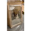 Image 1 : 1 BLEACHED OAK FRAMED MIRROR 24" X 36"