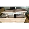 Image 3 : WASHED SOLID ACACIA SINGLE SINK VANITY WITH 2 DRAWERS & SIDE TOWEL SHELF APPROX 48"X 20"