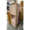 Image 2 : WASHED SOLID ACACIA 2 DOOR JAM CUPBOARD/HALL CABINET APPROX 16"X 14"X 61"H