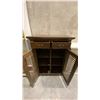 Image 3 : SOLID WOOD ESPRESSO CABINET 2 DRAWER, 2 DOOR APPROX 36"W X 16"D X 48"H