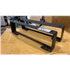 Image 2 : PAIR OF BLACK METAL TV STAND/SIDEBOARD LEGS