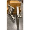 Image 2 : PAIR OF 4" SILVER X DINING TABLE LEGS