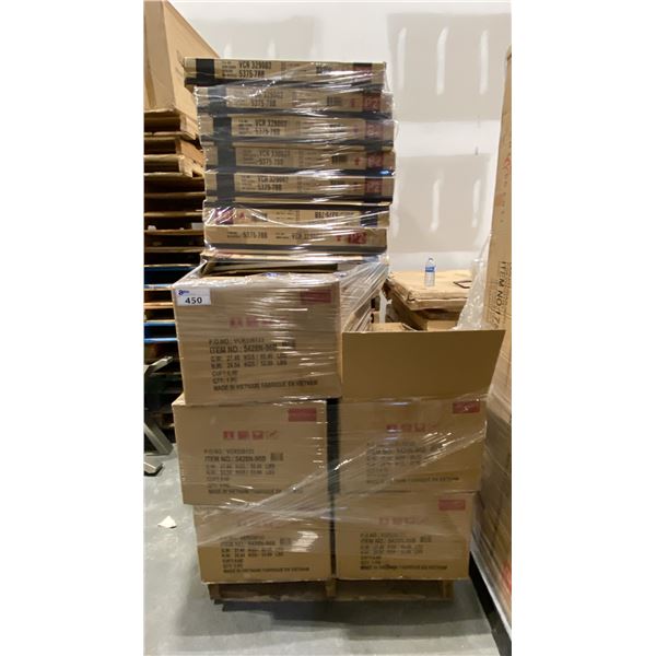 PALLET OF ASSORTED WOOD DINING TABLE BASES