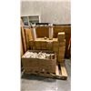 Image 1 : PALLET OF SILVER HANGING AND TABLE LAMPS APPROX 37 PCS