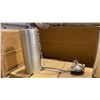 Image 3 : PALLET OF SILVER HANGING AND TABLE LAMPS APPROX 37 PCS
