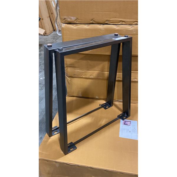 V SHAPED GUN METAL FINISH DINING TABLE LEGS *2 PER BOX*