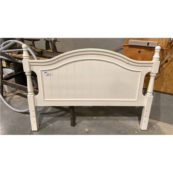 DOUBLE SIZE WHITE HEADBOARD