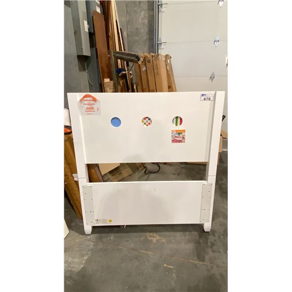 TWIN SIZE WHITE HEADBOARD
