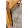Image 2 : WALNUT ACACIA FRAMED MIRROR APPROX 39" X 32"