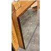 Image 2 : WALNUT ACACIA FRAMED MIRROR APPROX 39" X 32"