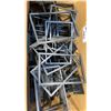 Image 3 : BOX OF BLACK METAL RETAIL DISPLAY STANDS