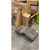 Image 2 : RUBBERMAID 4 WHEEL DOLLY WITH FOLDABLE HANDLE