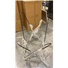 Image 2 : STACK OF BLACK METAL CHAIR FRAMES