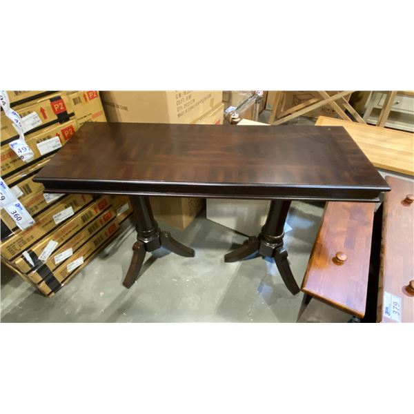 ESPRESSO CONSOLE TABLE APPROX 48" X 18"