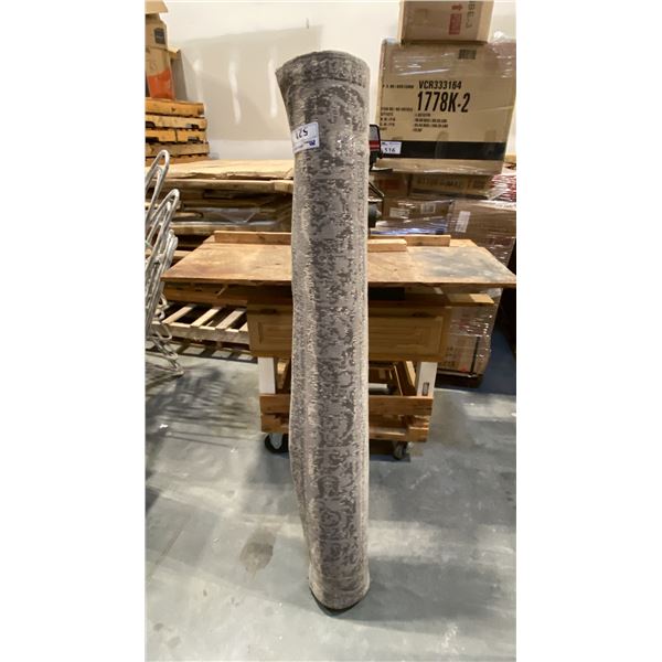 GREY MODERN AREA RUG APPROX 5' X 7'