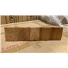 Image 3 : 4 HANGER SOLID ACACIA WALL MOUNT COAT RACK WITH MAGNETIC CLASPS APPROX 16"L