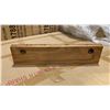 Image 4 : 4 HANGER SOLID ACACIA WALL MOUNT COAT RACK WITH MAGNETIC CLASPS APPROX 16"L