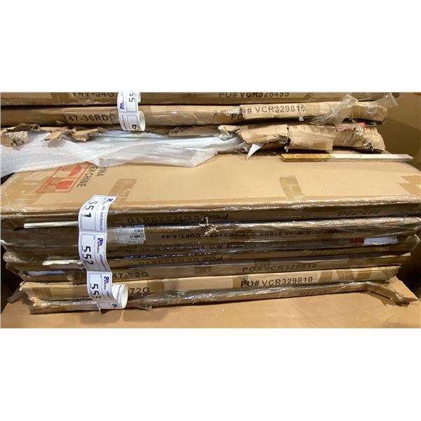 10MM THICK APPROX 40" X 72" RECTANGLE TEMPERED GLASS TABLE TOP