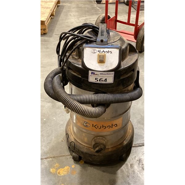 KUBOTA STAINLESS SHOP VAC WITH HOSE