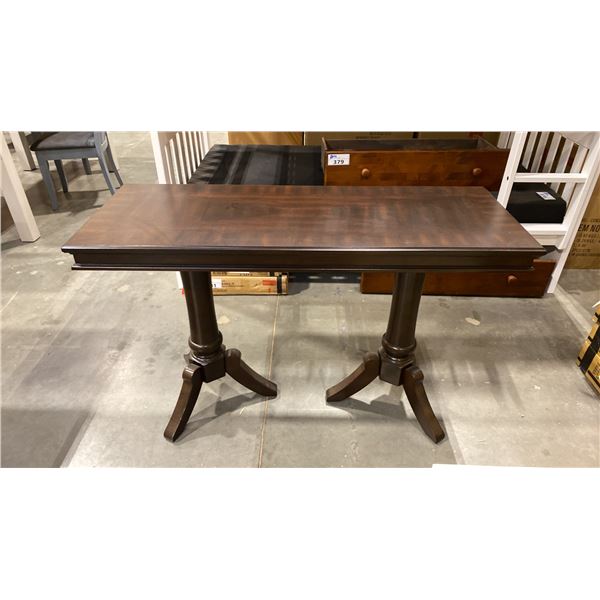 ESPRESSO CONSOLE TABLE APPROX 48" X 18"