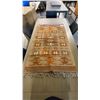 Image 1 : HAND WOVEN SOUTHWESTERN MOTIF AREA RUG APPROX 3' X 5'
