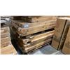 Image 1 : PALLET OF ASSORTED SIZE/COLORS BATHROOM BENCHES WITH CHROME LEGS