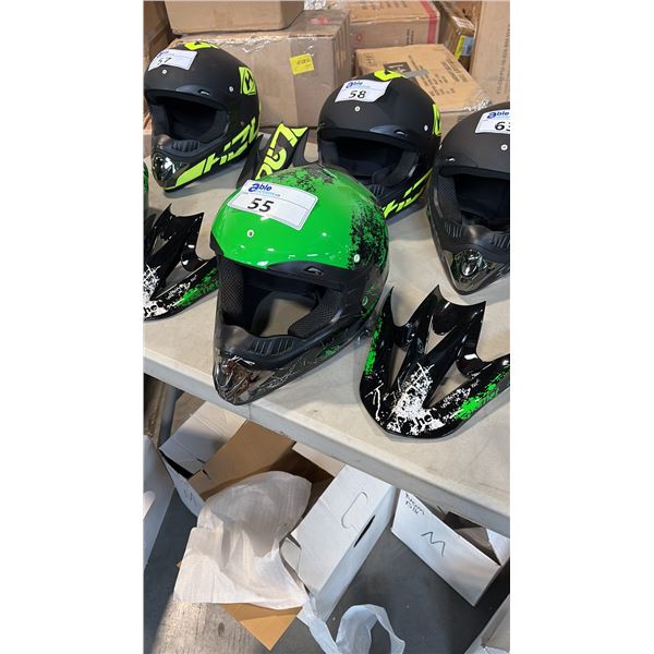 GREEN JANO BIKE HELMET SIZE M