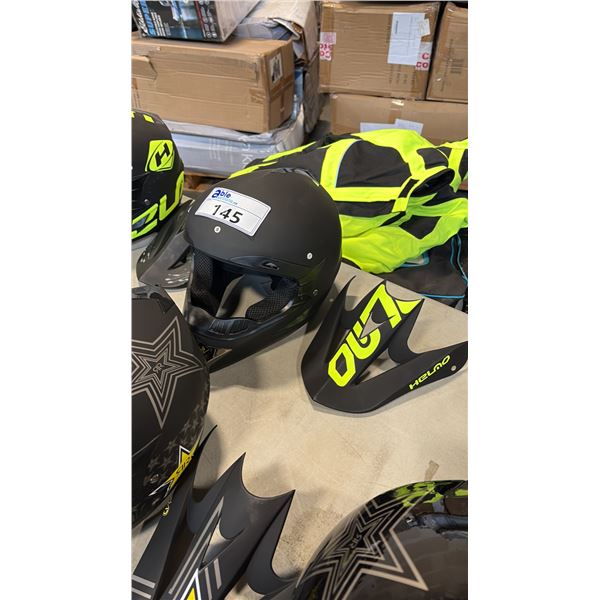 BLACK JANO BIKE HELMET SIZE S