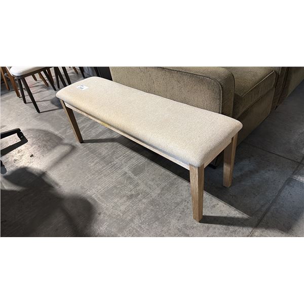 BEIGE 4' BENCH