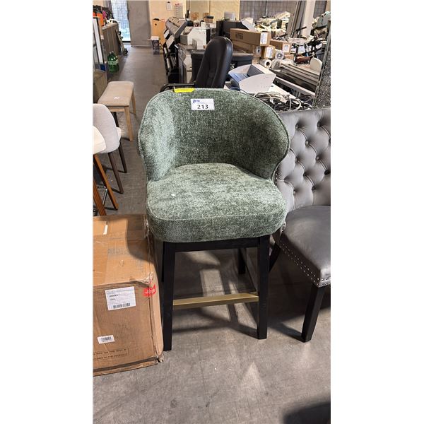 EMERALD GREEN BAR STOOL